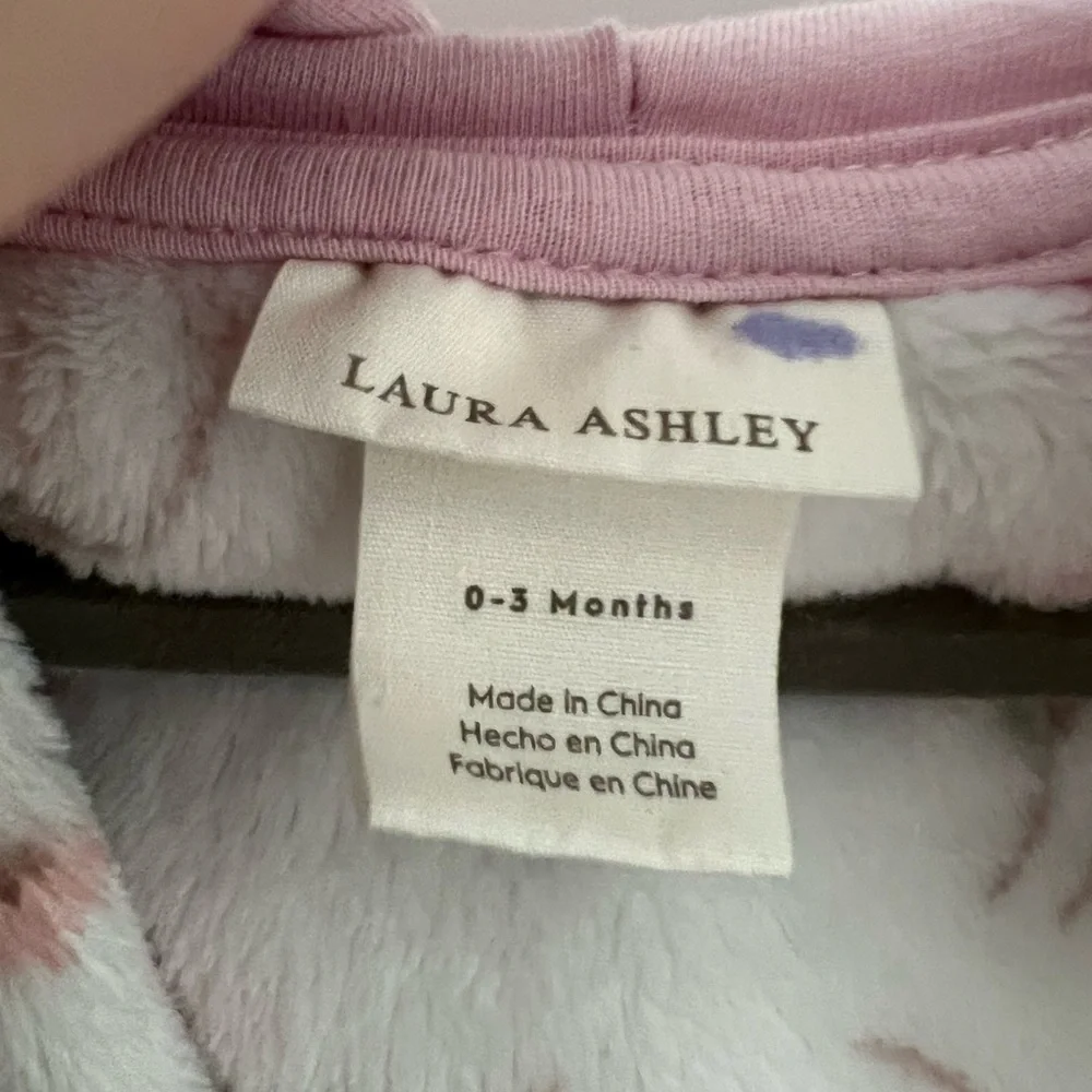 Laura Ashley Warm Zipper Onesie with hood
